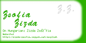 zsofia zizda business card